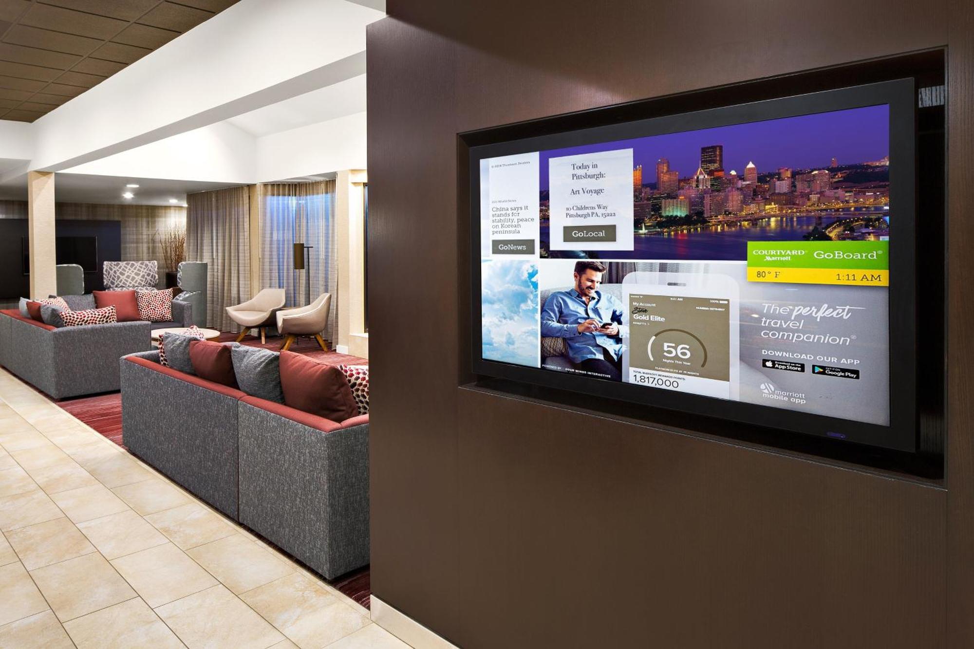 Courtyard By Marriott Pittsburgh Airport Hotell Coraopolis Eksteriør bilde